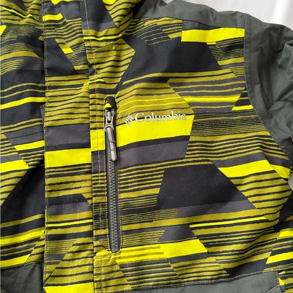 Columbia grey & yellow ski jacket #skiing #outdoor - Picture 4 of 6